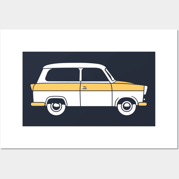 Trabant 500 station wagon Wall Art by GetThatCar